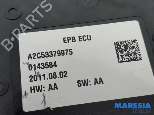 Electric handbrake PEUGEOT 3008 I MPV (0U_) 1.6 VTi | BP31407428E5 