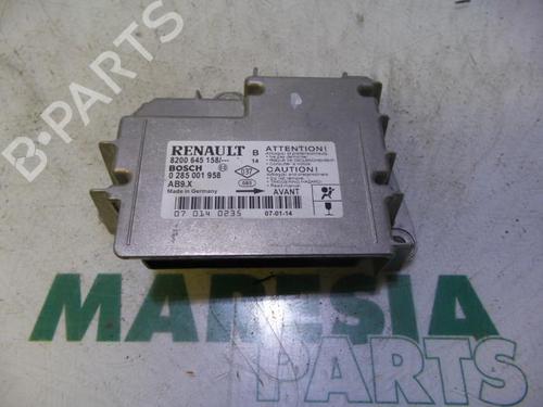 Used ECU airbags RENAULT CLIO III (BR0/1, CR0/1) 1.2 16V (BR02, BR0J, BR11, CR02, CR0J, CR11) (75 hp) 31460177