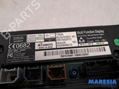 Display RENAULT ZOE Hatchback Van (BFM_) Electric (BFME) | BP31499871C48