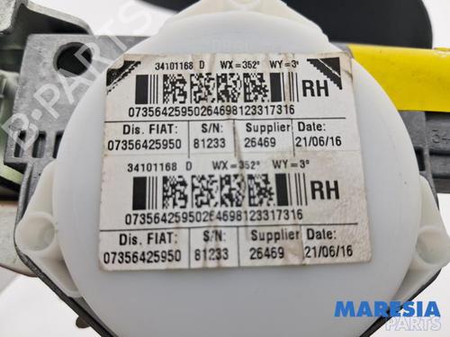 Front right seatbelt FIAT 500 (312_) 0.9 (312AXN1A) | BP33964386I25 - Image 4