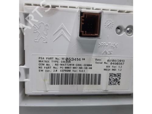 Instrument cluster PEUGEOT 2008 I (CU_) 1.2 VTi | BP31445901C47