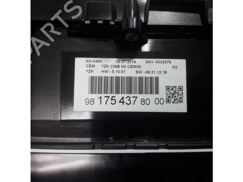 Quadrante CITROËN JUMPY III Van (V_) 1.6 BlueHDi 115 | BP31438014C47