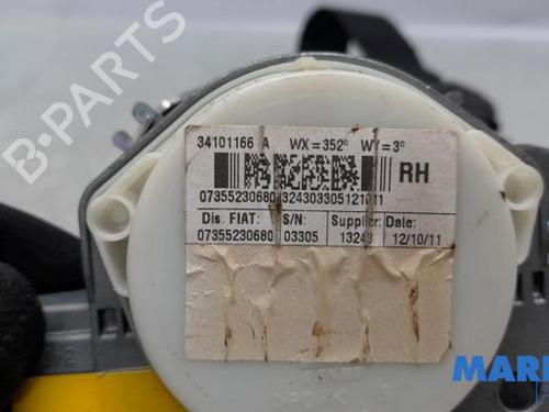 Front right seatbelt FIAT 500 C (312_) 1.2 (312CXA1A, 312AXA1A) | BP31464300I25