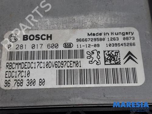 Engine control unit (ECU) PEUGEOT PARTNER Box Body/MPV 1.6 HDi | BP31503453M57