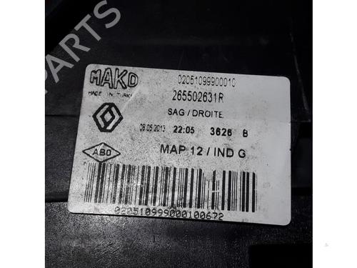 Right taillight RENAULT CLIO IV (BH_) 0.9 TCe 90 (BHNF, BHMA, BHMH, BHJK, BHJR) | BP31436776C35