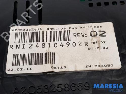 Instrument cluster RENAULT MEGANE III Grandtour (KZ0/1) 1.4 TCe (KZ0F, KZ1V) | BP31495114C47 