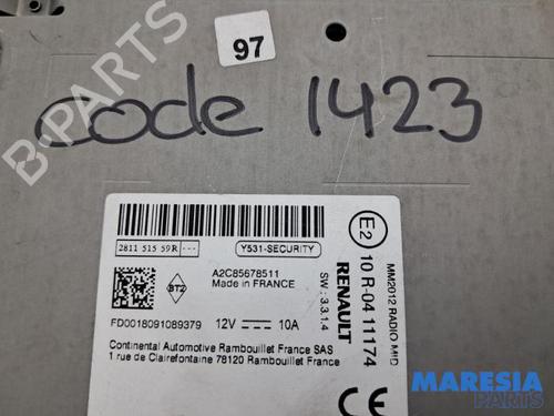 Radio RENAULT ZOE Hatchback Van (BFM_) Electric (BFME) | BP38758735E6 - Image 3