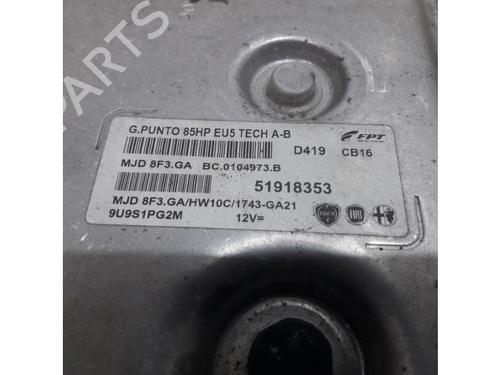 Engine control unit (ECU) FIAT PUNTO EVO (199_) 1.3 D Multijet | BP31518201M57