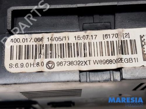 Climate control PEUGEOT 3008 I MPV (0U_) 1.6 VTi | BP31397696I5 