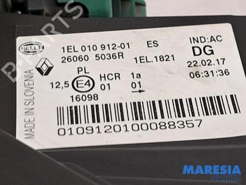 Venstre forlygte RENAULT ZOE Hatchback Van (BFM_) Electric (BFME) | BP31497653C28 