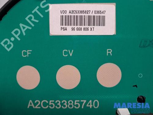 Instrument cluster CITROËN C3 II (SC_) 1.6 HDi | BP31512131C47  - Image 6