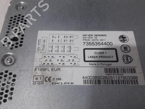 Radio FIAT PUNTO EVO (199_) 1.3 D Multijet | BP31455516E6