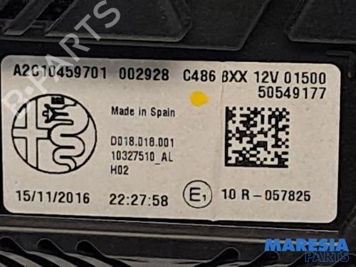 Instrument cluster ALFA ROMEO GIULIA (952_) 2.2 D (952AEM250, 952AEA250) | BP31429080C47