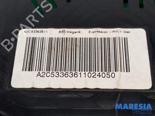 Instrument cluster RENAULT MEGANE III Grandtour (KZ0/1) 1.4 TCe (KZ0F, KZ1V) | BP31495114C47 