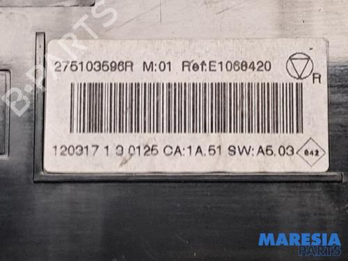 Climate control RENAULT MEGANE III Grandtour (KZ0/1) 1.2 TCe (KZ2B, KZ11) | BP31432102I5 