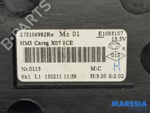 Climate control RENAULT TWINGO III (BCM_, BCA_) 1.0 SCe 70 | BP31413889I5