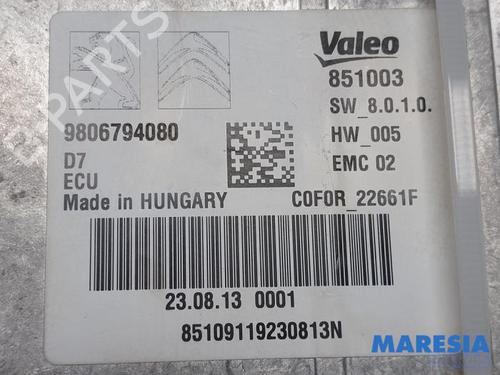 Control unit CITROËN C4 Grand Picasso II (DA_, DE_) 1.6 THP 155 | BP31480909M11