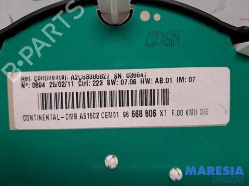 Instrument cluster CITROËN C3 II (SC_) 1.6 HDi | BP31512131C47  - Image 5