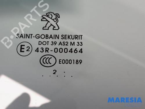 Front right door window PEUGEOT 208 I (CA_, CC_) 1.2 VTI 82 | BP31449124C19