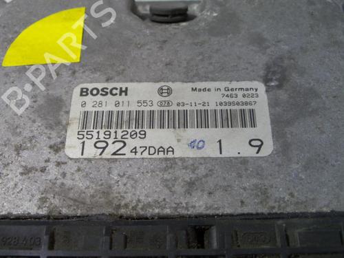 Engine control unit (ECU) FIAT STILO (192_) 1.9 JTD (192_XE1A) | BP31387355M57