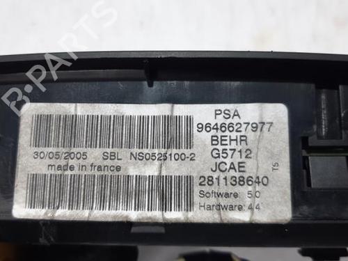 Climate control PEUGEOT 307 CC (3B) 2.0 16V | BP31404576I5