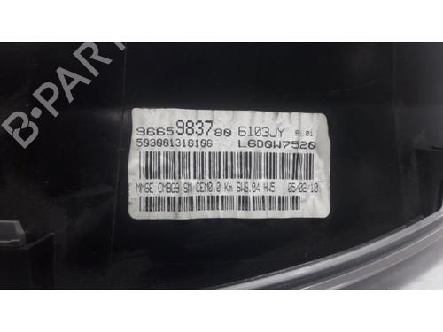 Instrument cluster CITROËN BERLINGO Box Body/MPV (B9) 1.6 HDi 90 16V | BP31445556C47