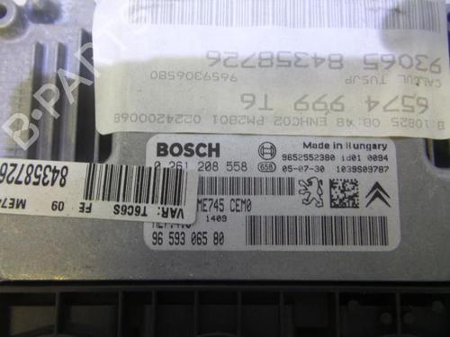 Engine control unit (ECU) PEUGEOT 307 SW (3H) 1.6 16V | BP31393348M57 - Image 2