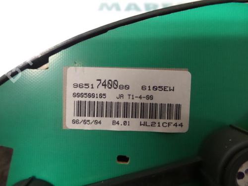 Instrument cluster PEUGEOT 206 SW (2E/K) 1.4 HDi | BP31421897C47