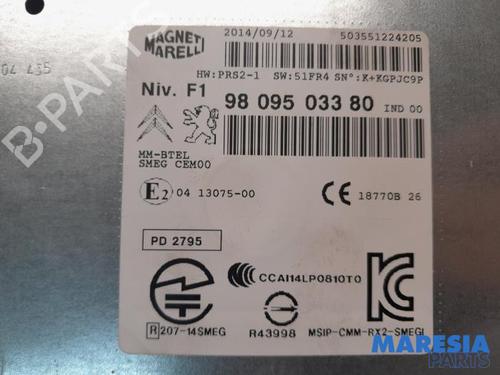 Radio PEUGEOT 208 I (CA_, CC_) 1.2 VTI 82 | BP31391997E6 