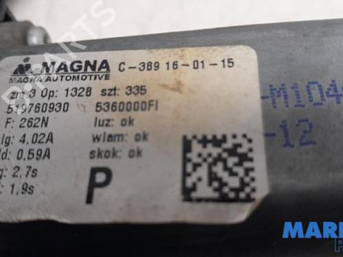 Front right window mechanism FIAT 500 (312_) 0.9 (312AXN1A) | BP31444819C23 - Image 5