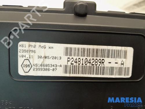 Used Instrument cluster RENAULT KANGOO Express (FW0/1_) 1.5 dCi 75 (FW07, FW10, FW04) (75 hp) 31487276