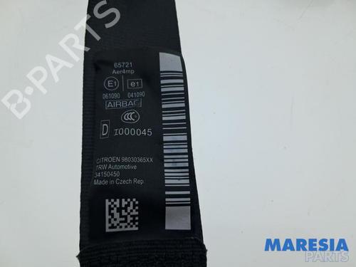 Front right seatbelt CITROËN C3 II (SC_) 1.2 VTi 82 | BP34496492I25 - Image 5