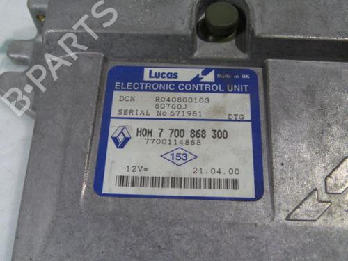 Engine control unit (ECU) RENAULT KANGOO (KC0/1_) D 55 1.9 (KC0D) | BP31464329M57