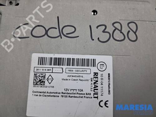 Radio RENAULT CAPTUR I (J5_, H5_) 1.3 TCe 150 (J5NK, J5JS) | BP40093061E6 - Image 3