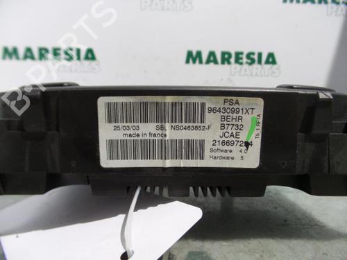Climate control PEUGEOT 307 (3A/C) 2.0 HDi 110 | BP31476648I5