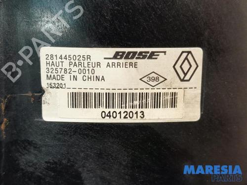 Speaker RENAULT SCÉNIC III (JZ0/1_) 1.5 dCi | BP31484174E2 