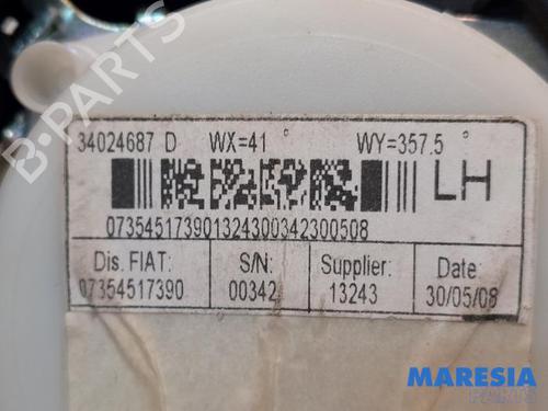 Rear left seatbelt FIAT 500 (312_) 1.2 (312AXA1A) | BP31407880I29