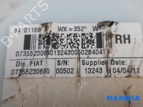 Front right seatbelt FIAT 500 (312_) 0.9 (312AXG1A, 312.AXG11) | BP31461817I25