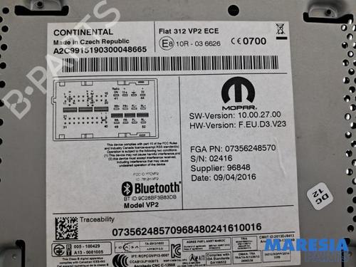 Electronic module FIAT 500 C (312_) 0.9 (312AG1A) | BP33832612M83  - Image 6