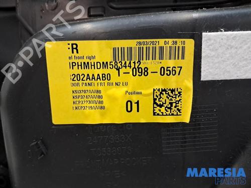 Front right panel PEUGEOT 208 II (UB_, UP_, UW_, UJ_) 1.2 PureTech 75 | BP31527318C59 