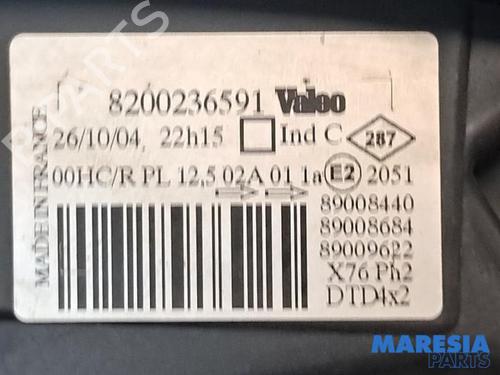 Right headlight RENAULT KANGOO (KC0/1_) 1.2 16V (KC05, KC06, KC03, KC0T, KC0W, KC1D) | BP31513767C29