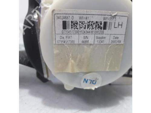 Rear left seatbelt FIAT 500 (312_) 1.2 (312AXA1A) | BP31408293I29