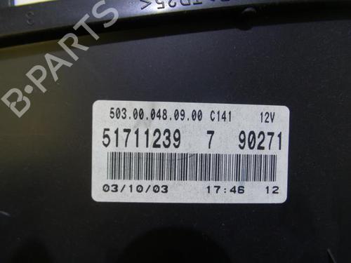 Instrument cluster FIAT PANDA (169_) 1.2 (169.AXB11, 169.AXB1A) | BP31417354C47