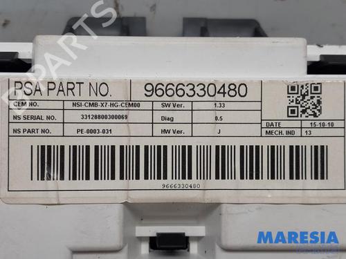Instrument cluster CITROËN C5 III (RD_) 1.6 THP 155 (RD5FV8, RD5FNA) | BP31511908C47 