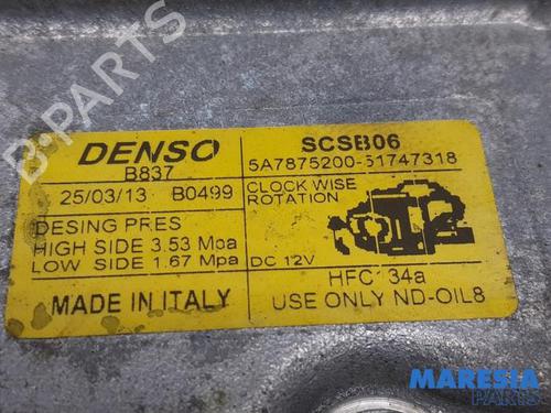AC compressor FIAT PANDA (312_, 319_) 0.9 (312PXG1A) | BP31383237M34 