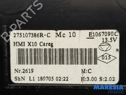 Climate control RENAULT ZOE (BFM_) ZOE (BFMD) | BP31416148I5