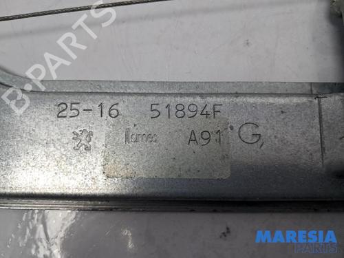 Front left window mechanism PEUGEOT 208 I (CA_, CC_) 1.2 VTI 82 | BP31513131C22 