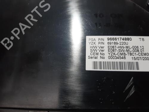 Instrument cluster PEUGEOT 3008 I MPV (0U_) 1.6 VTi | BP31446762C47