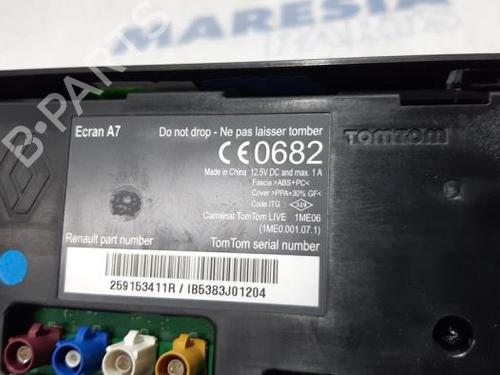 Display monitor RENAULT MEGANE III Grandtour (KZ0/1) 1.5 dCi (KZ09, KZ0D, KZ1G, KZ29, KZ14, KZ1W, KZ10, KZ1F,... | BP31384737C48