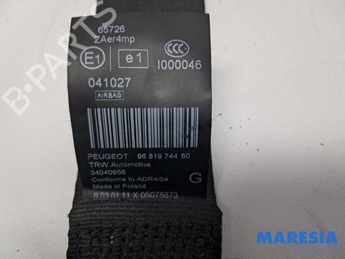 Front left seatbelt PEUGEOT 5008 (0U_, 0E_) 1.6 16V | BP31383796I26 